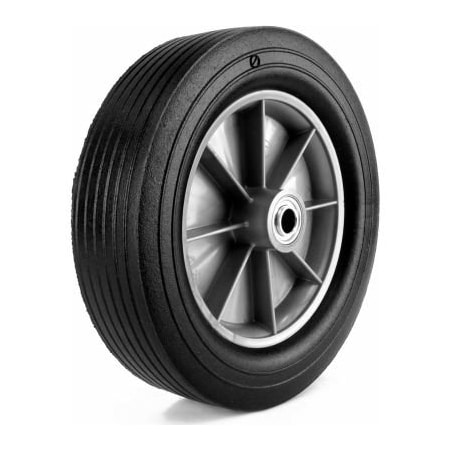 Martin Wheel Martin Wheel 12" Heavy Duty Wheel - 12 x 3.00 - 3/4" BB x 3-1/4" Centered Hub -Rib Tread ZP121RT-341